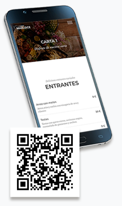 Carta digital con QR