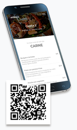 Carta digital con QR