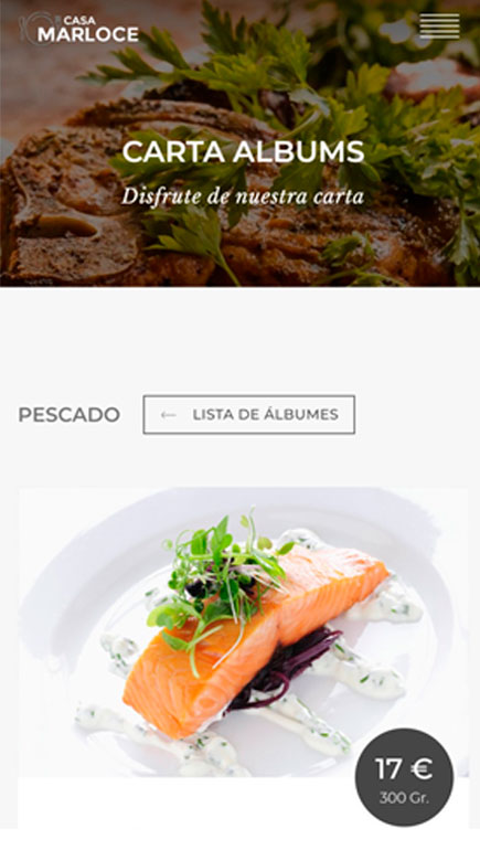 Carta digital con QR