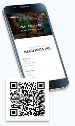 Carta digital con QR