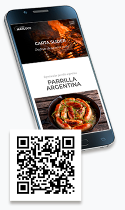 Carta digital con QR